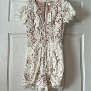NWT Francesca’s Lace Romper